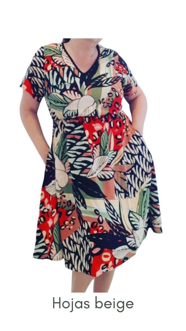 Vestido Vero Manga Corta