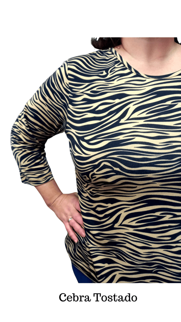 Remera Cleo mga. 3/4 (Modal) - Image 7