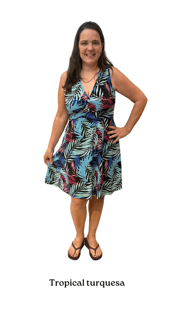 Vestido Melu corto Sin Mangas - Image 8