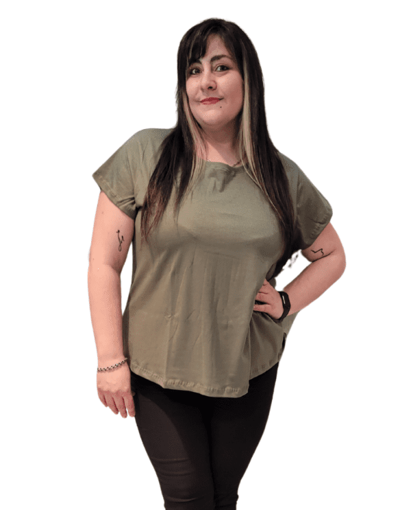Remera básica (escote redondo)