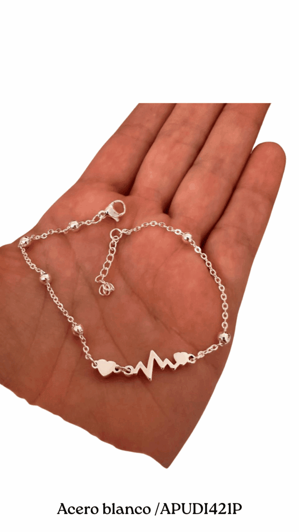 Pulsera acero blanco (APUDI421)