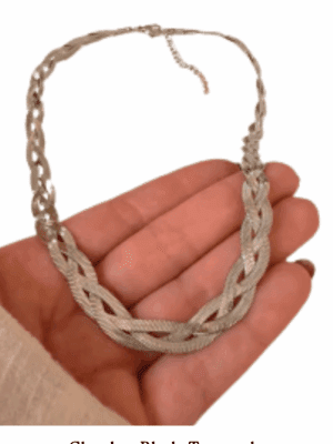 Chocker blade trenzado