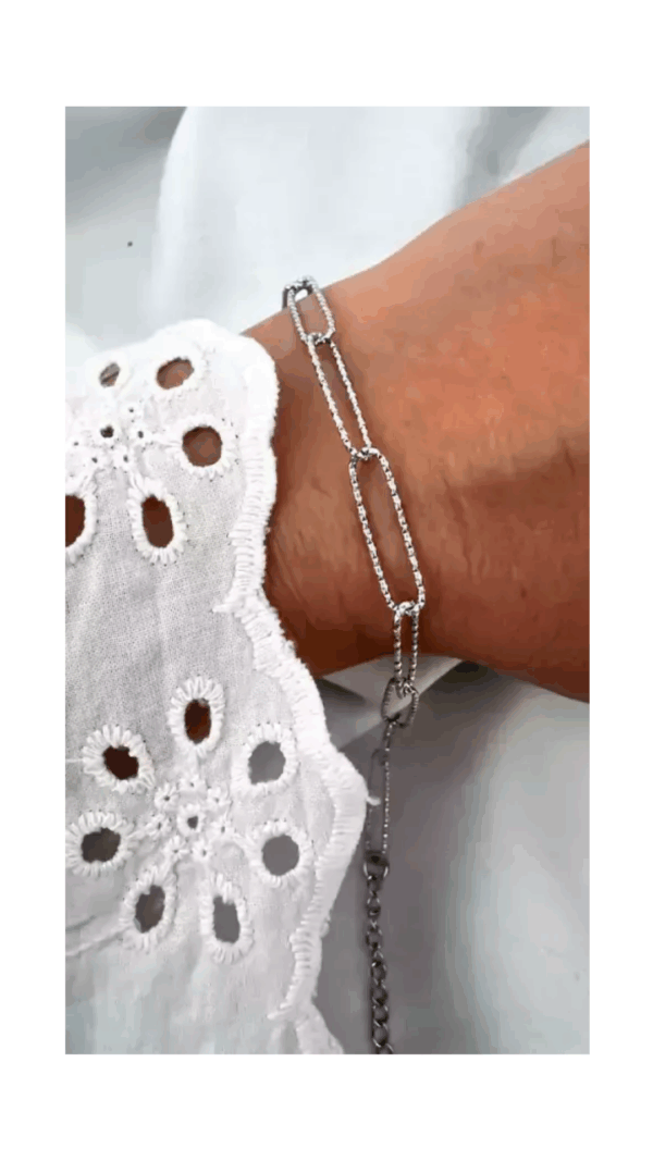 Pulsera clips acero quirúrgico - Image 3
