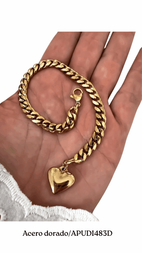 Pulsera acero dorado (APUDI483)