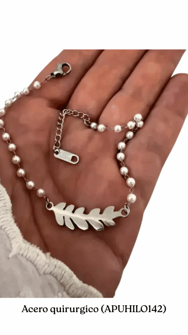 Pulsera clips acero quirúrgico