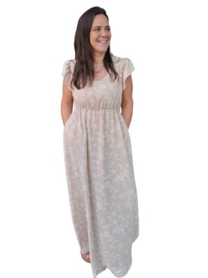 Vero largo Creppe estampado